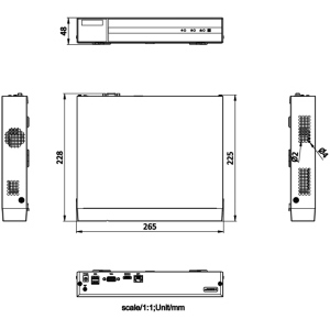 Hikvision-HiWatch NVR 8 canali 4K, 60Mbps - HWN-2108MH-D
