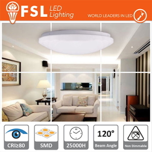 FSL Plafoniera 18W - 3000K 1200LM >120º 300X100mm CRI80