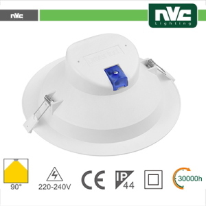 NVC Downlight LED IP44 17W 3000K 1550LM 90º FORO:145-155mm