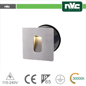 NVC Segnapasso a parete Quadrato - 4W 3000K IP65