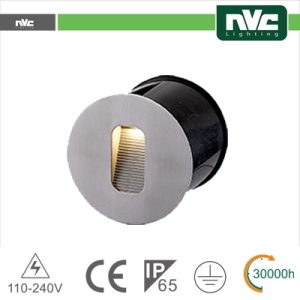 NVC Segnapasso a parete Tondo - 4W 3000K IP65