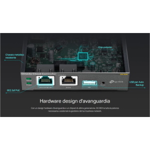 Omada Hardware Controller - Gestione centralizzata Hybrid Cloud - OC200