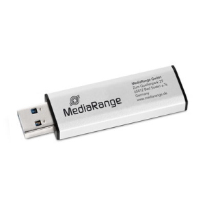 PEN DRIVE 256GB MEDIARANGE USB 3.2 Gen.1 Slider argento-nero