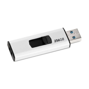 PEN DRIVE 256GB MEDIARANGE USB 3.2 Gen.1 Slider argento-nero