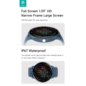 SmartWatch WT1 APP DaFit Nero