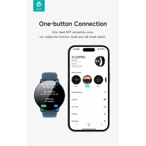 SmartWatch WT1 APP DaFit Nero
