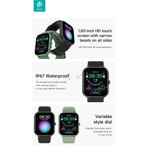 Smart Watch WT2 IP67 modello ZL54C Verde