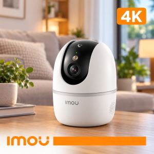 IMOU Telecamera A1 PRO 4K Wi-Fi PT da interno, 4K con AI, Wi-Fi 6 e visione notturna