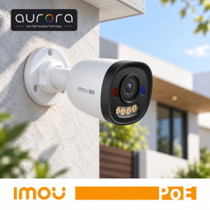 Imou Telecamera PoE Bullet PU3E 6MP 3K+ con AI, Full Color e deterrenza attiva / Tecnologia AURORA