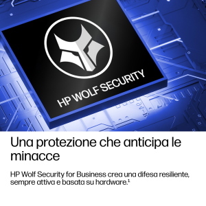 HP EliteBook 6 G2a 16" Next Gen AI PC Wolf Pro Security Edition AMD Ryzen AI 7 WUXGA 16 GB DDR5-SDRAM 512 GB SSD Wi-Fi 7 (802.11be) Win 11 Pro Argento