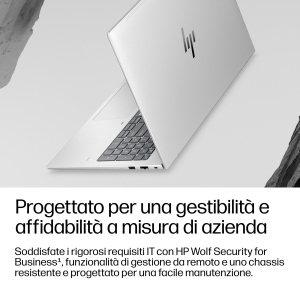 HP EliteBook 6 G2a 16" Next Gen AI PC Wolf Pro Security Edition AMD Ryzen AI 7 WUXGA 16 GB DDR5-SDRAM 512 GB SSD Wi-Fi 7 (802.11be) Win 11 Pro Argento