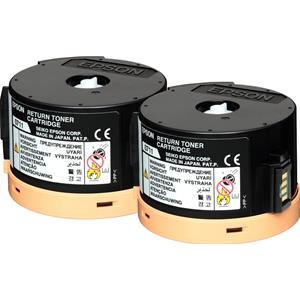 EPSON TONER S050711 NERO 2.5K ORIGINALE RETURN - M200, MX200 Conf.2pz