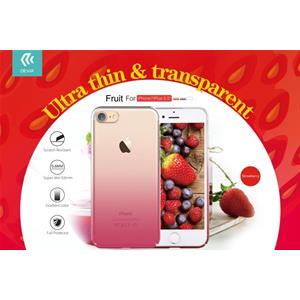 Cover Morbida 0.6 mm Fruit Apple iPhone 7 Trasparente