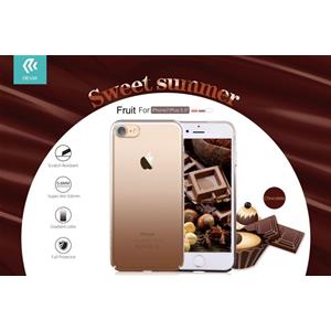 Cover Morbida 0.6 mm Fruit Apple iPhone 7 Trasparente
