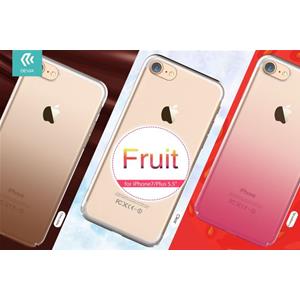Cover Morbida 0.6 mm Fruit Apple iPhone 7 Trasparente