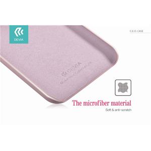 Cover C.E.O in Microfibra con Vista Logo Apple iPhone 6/6S Plus Nera