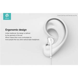 Auricolari con Mic e Controllo EarPods 1.2 mt Bianco
