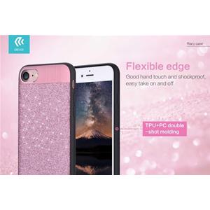 Cover Racy Glitterata Apple iPhone 7 Nera