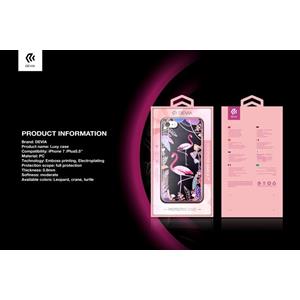 Cover Luxy Fenicottero Con Disegno in Rilievo Apple IPhone 7