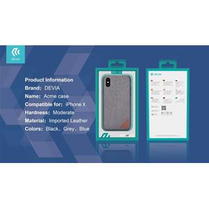 Cover in Pelle Lavorata Acme Apple IPhone X Nera