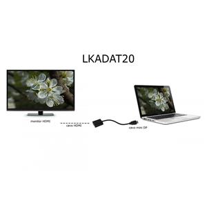 LINK ADATTATORE DISPLAYPORT M / HDMI F