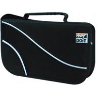 BORSA x CD/DVD a 48 POSTI NERA - CD-Bag in tessuto