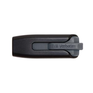 PEN DRIVE 128GB VERBATIM USB 3.2 Gen 1 V3 Slide and Lock Black\Grey 80W\25R