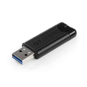 PEN DRIVE 128GB VERBATIM USB 3.2 PinStripe Nera 8R\2.5W