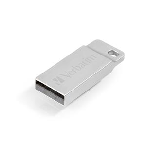 PEN DRIVE 16GB VERBATIM USB 2.0 Metal Executive Silver