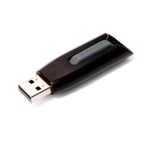 PEN DRIVE 32GB VERBATIM USB 3.2 Gen 1 V3 Slide and Lock Black\Grey