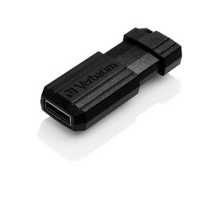 PEN DRIVE 64GB VERBATIM USB 2.0 PinStripe Nera 10R\4W