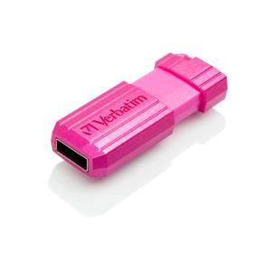 PEN DRIVE 16GB VERBATIM USB 2.0 Pinstripe Rosa