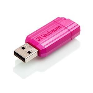 PEN DRIVE 32GB VERBATIM USB 2.0 PinStripe Rosa 12R\5W