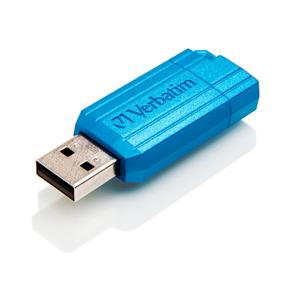 PEN DRIVE 32GB VERBATIM USB 2.0 PinStripe Blu Mare 12R\5W