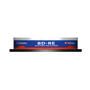 BD-RE SL 25GB 2x Cake 10pz VERBATIM ReWritable