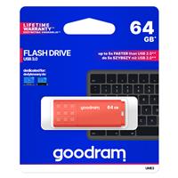 PEN DRIVE 64GB GOODRAM USB 3.2 UME3 ARANCIO con CAP 60R/20W