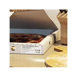 BROTHER ROTOLO da 400 ETICHETTE GRANDI per INDIRIZZI NERO su BIANCO 98mm x 90mm ORIGINALE