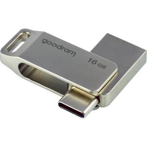 PEN DRIVE 16GB GOODRAM USB 3.2/TYPE C DualDrive ODA3 SILVER 60R/20W
