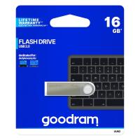 PEN DRIVE 16GB GOODRAM USB 2.0 UUN2 SILVER 20R/5W