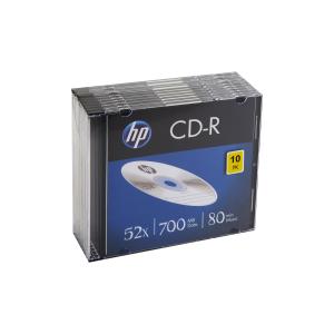 CD-R 700MB 52x Slim 10pz HP - 69310