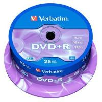 DVD+R 4.7GB 16x Cake 25pz VERBATIM Azo