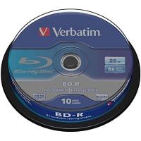 BD-R SL 25GB 6x Cake 10pz VERBATIM MABL
