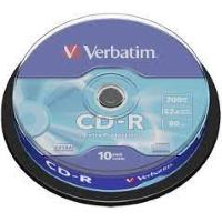 CD-R 700MB 52x Cake 10pz VERBATIM Extra Protection