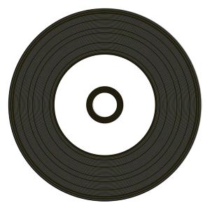 CD-R 700MB 52x Cake 50pz MediaRange Vinile InkJet Bianca 23-70 black dye