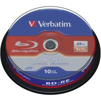 BD-RE SL 25GB 2x Cake 10pz VERBATIM ReWritable