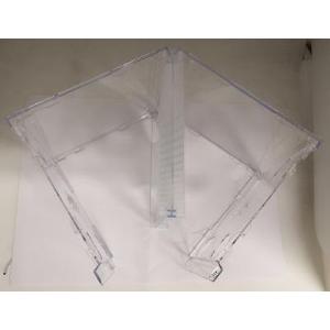 CUSTODIA 23mm CD JEWEL 5 posti TRAY clear assemblato