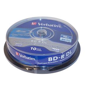 BD-R DL 50GB 6x Cake 10pz VERBATIM MABL HARD COAT