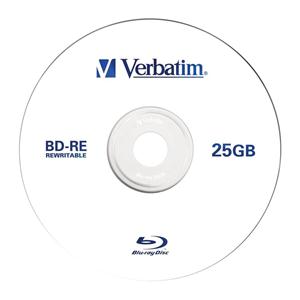 BD-RE SL 25GB 2x Jewel 1pz VERBATIM ReWritable