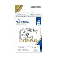 BROTHER NASTRO NERO su BIANCO 12mm x 8mt LAMINATO TZ231/TZe231 COMPATIBILE - MRBTZ231
