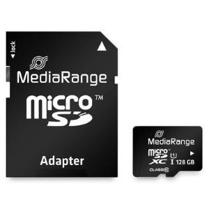 microSD 128GB MEDIARANGE SDXC c10 UHS-I/U1 con adattatore